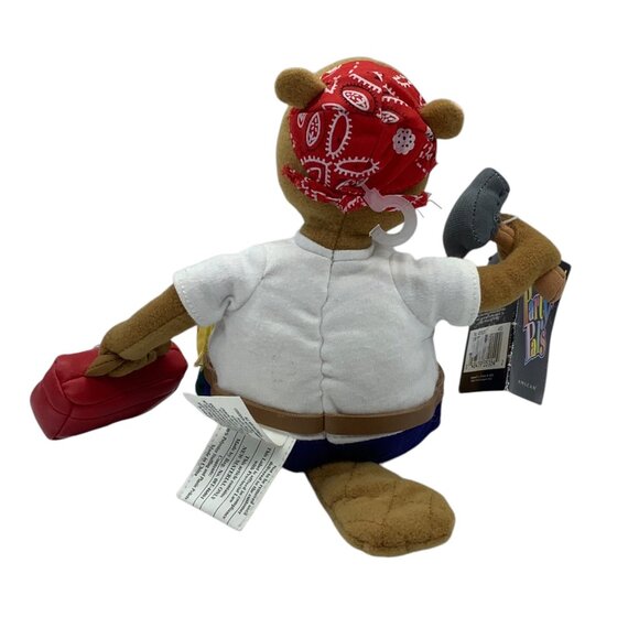 Mr. Fix-It Beaver Plush Toy Tools Stuffed Animal Amscan Party Pals 10” with Tags - Picture 9 of 10